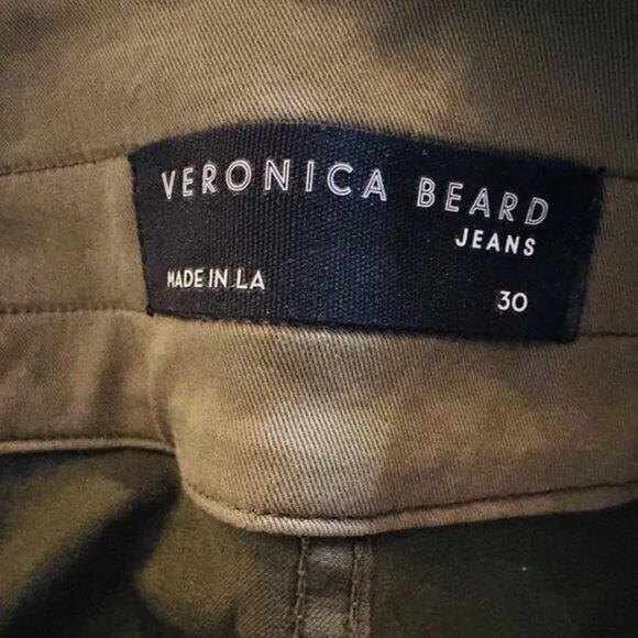 Veronica Beard Marley High-Rise Straight Two-Toned Convertible Leg Jeans Women's - Picture 9 of 10